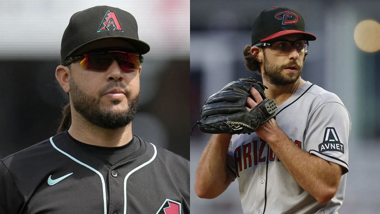 Eugenio Suarez (L) and Zac Gallen (R) could be on their way to Wrigley Field (Images from - Getty)